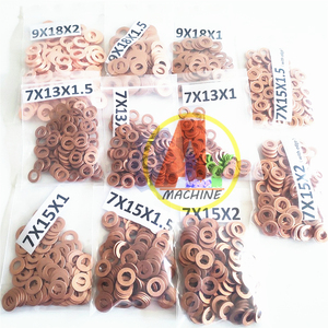7x1 5mm/9x18mm 디젤 커먼 레일 인젝터 구리 씰 와셔 가스켓 링 수리 키트 F00vc17504 f00VC17503 F00VC17505 F00VC1750 - Product Image 6