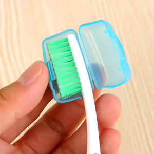<b>Toothbrush</b> <b>Head</b> Cover Portable Protective Case For Travel And Home Use PP Material Disposable Hygienic Antibacterial Single Pack - Product Image 3