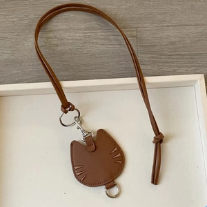 Mini collar de bolso de decoración de cuero PU con correa larga cadena ajustable Mini collar accesorios de joyería regalo Popular creativo - Product Image 6