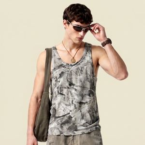 manufactory wholesale Knitted custom logo mutil color <b>vest</b> crew neck summer wear breathable <b>men's</b> <b>vests</b> - Product Image 1