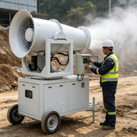 Canon à brouillard électrique automatique 40m pour la protection de l'environnement et le contrôle de la poussière