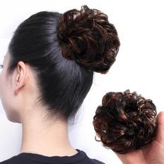 100% perruque de bande de cheveux humains vierges perruque C-Curl à tête partiellement surélevée (WFFMROX) couleur noire étirée longueurs 34-40 pouces 99J - Product Image 1