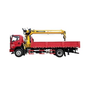 Grue montée sur camion Shacman 8 tonnes à conduite gauche/droite pour la construction et le transport en Afrique - Product Image 1