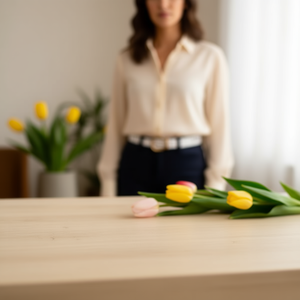 Cinturón de tela transparente Angelina con correa de ojal de 2.3 cm y hebilla de anillo en D, accesorio de moda casual para mujer - Product Image 4