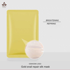 Organische <span class=keywords><strong>korea</strong></span> gesicht blatt 24k gold schnecke reparatur seide masken anti aging - Product Image 2
