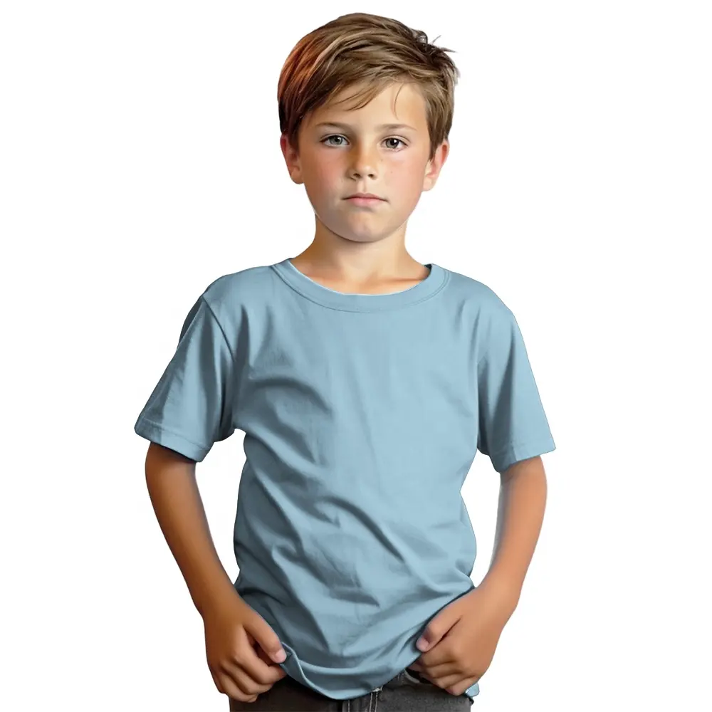 아기 소년 여름 반팔 폴로 셔츠 100% 면 의류 소년 티셔츠 컬러 티셔츠 인쇄 티셔츠