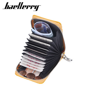 Baellerry Women's Mini <b>Wallet</b> PU Leather Multi-Card Slot Zipper Coin Purse Fashion Compact Card <b>Holder</b> for Everyday Use - Product Image 2