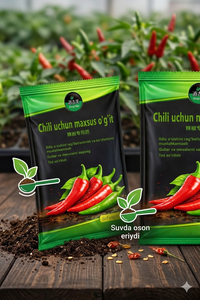 Fertilizante Premium para Chile: 50g de Fertilizante Soluble en Agua para un Rendimiento Máximo, Raíces Fuertes y Pimientos Más Picantes. Grado Profesional. - Product Image 4