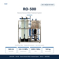 Usine de traitement d'eau par osmose inverse industrielle personnalisée, machine de purification d'eau pure pour l'industrie alimentaire et des boissons