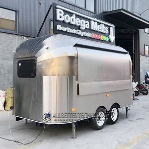 En stock Camion <span class=keywords><strong>Prix</strong></span> Nourriture Fourgon Café Camion Kiosque Mobile Voiture à vendre Remorques Cuisine entièrement équipée Ice Made in China - Product Image 3