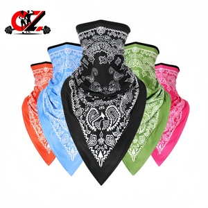 CZ Multi Functional Breathable Sunscreen and Sand Proof Veil Headscarf, Printed Triangular Veil, Hot Selling and Customizable - Product Image 1