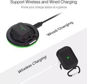 Soft Silicone Cases for Airports 1/2 Protective <strong>Earphone</strong> Cover for AirPods Charging Box <strong>Bags</strong> - Product Image 3
