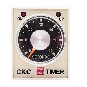 ลดราคา! รีเลย์ตั้งเวลา Ckc Ah3-2 Ah3-3 ของแท้ใหม่ รุ่น Ac220 Ac24 Dc24 แบบกลม 8 ขา สำหรับระบบอัตโนมัติอุตสาหกรรม แบบตั้งโปรแกรมได้ - Product Image 1