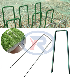 Clous en U galvanisés, piquets métalliques pour gazon - Product Image 3