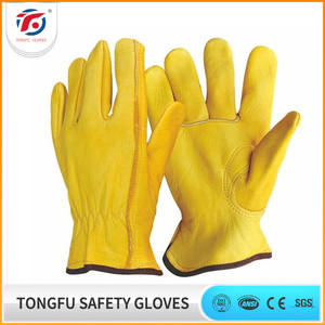 Ağır deri iş eldivenleri yanmaz Anti-Cut Anti-Slip fonksiyonları ile XL boyutu dayanıklı eldiven - Product Image 5