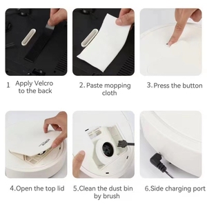 Mini yên tĩnh <span class=keywords><strong>Robot</strong></span> chân không với bàn chải kép không dây tự sạc <span class=keywords><strong>Robot</strong></span> Máy hút bụi cho ngôi nhà lớn - Product Image 4