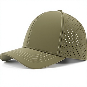 Casquette Snapback 6 Panneaux Vert Olive en Maille Respirante Unisexe Réglable Décontractée Printemps-Été Adulte - Product Image 2