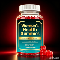 Gummies d'amélioration féminine à la pastèque naturelle, marque privée OEM, avec plusieurs extraits de plantes
