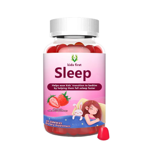 Private Label OEM Kids Sleep Gummies Strawberry Flavor Dietary <b>Supplement</b> Help Kids fall Asleep Faster and Improve Immunity - Product Image 1