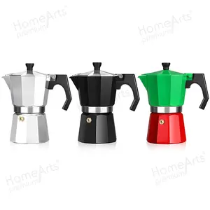 Kitchen ODM Bialetti Aluminum Portable Stove Sets Cafetera Coffee Maker Moka Pot