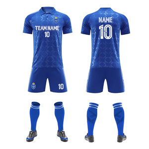 Tùy Chỉnh Tên Đội Bóng Đá Jersey Lưới Tấm Thiết Kế Miễn Phí Mẫu Bộ Dụng Cụ Bóng Đá Đầy Đủ Bộ Dụng Cụ Bóng Đá Cho Thanh Thiếu Niên Và Người Lớn - Product Image 3