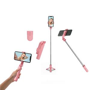 Fournisseur d'usine H8 3-en-1 Perche à <span class=keywords><strong>selfie</strong></span> pour téléphone portable avec déclencheur à distance et fonction pliable - Product Image 2