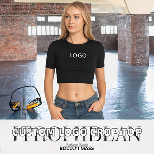 T-shirt court à manches courtes et col rond pour femme, coupe ajustée, logo personnalisé, écologique, été, avec tissu respirant à séchage rapide - Product Image 2