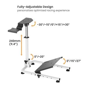 LRS11-BS02 Foldable Racing <strong>Wheel</strong> Stand Adjustable Gaming <strong>Steering</strong> <strong>Wheel</strong> Base Stand Sim Rig for <strong>Logitech</strong> G29 G920 PS5 Sim Racing - Product Image 2