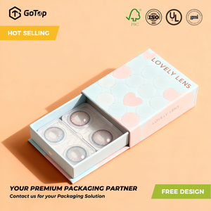 Caja <span class=keywords><strong>de</strong></span> Regalo para <span class=keywords><strong>Lentes</strong></span> <span class=keywords><strong>de</strong></span> <span class=keywords><strong>Contacto</strong></span> GoTop, Diseño Personalizable, Bandeja Interior Segura, Marca <span class=keywords><strong>de</strong></span> Gafas, Empaque Minorista, Ecológico, <span class=keywords><strong>con</strong></span> Protección <span class=keywords><strong>UV</strong></span> Localizada - Product Image 1
