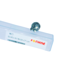 FONHAE Fraise en carbure monobloc à 4 dents, revêtement AlTiN, HRC55, résistante à l'usure, pour tour CNC, outils personnalisés OEM, Shanghai