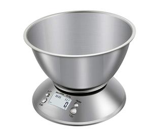 Báscula Digital de Cocina de Acero Inoxidable con Recipiente Desmontable, Funciona con Baterías, para Uso Doméstico, en Hoteles y Aplicaciones de Pesaje - Product Image 1