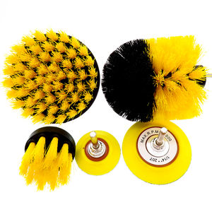 5. فرش تنظيف مثقاب صفراء PP مجموعة ملحقات سيارات hanks Hard Stiff PP تفاصيل فرش السيارة مرفق - Product Image 1