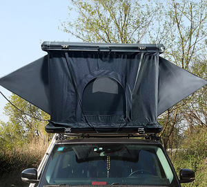 Tente de toit de voiture Dachzelt <span class=keywords><strong>Camping</strong></span> 2,1 mètres en aluminium pour 3 personnes, randonnée en plein air, 4x4, tente de toit tout-terrain - Product Image 2