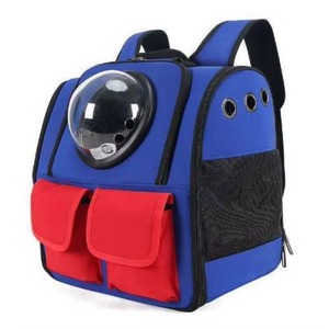 Free Sample Wholesale New Arrival Black Red <b>Dog</b> Cat <b>Carrier</b> With Breathable Hole Animal Foldable <b>Carrier</b> Pet <b>Backpack</b> - Product Image 2