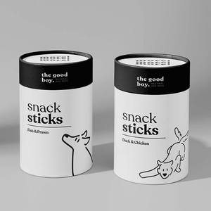 Produttore di imballaggi per alimenti per cani scatola di carta biodegradabile per Probiotic <span class=keywords><strong>Soft</strong></span> mastica scatola di immagazzinaggio del tubo di cartone per alimenti per animali domestici - Product Image 3