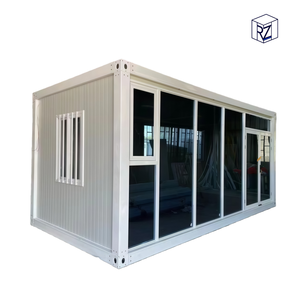 Schnell Abnehmbares Sandwich-Panel Containerhaus 20ft Vorgefertigte Modulare Kabine Stahlrahmen für Outdoor-Familienhaus Modern Ray-Zen - Product Image 2