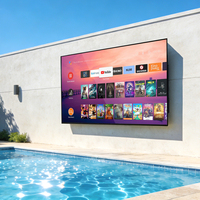 AIYOS Ticari Dış Mekan Dijital Tabela 55 65 75 86 İnç IP65 Su Geçirmez TV 4K Reklam Ekranı Otel Restoran için
