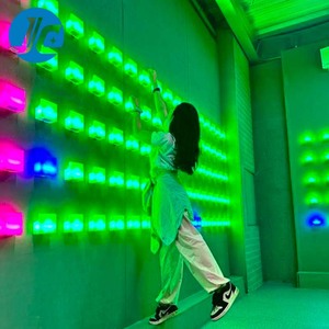Bảng cảm ứng tương tác leo núi giữ ánh sáng trò chơi leo tường thiết kế với kích hoạt trò chơi cho thiết bị quảng cáo - Product Image 4