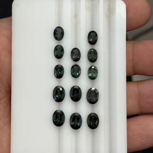 Piedra Preciosa de Turmalina Índigo Natural, Corte Ovalado, Turmalina Indicolita Azul Suelta, Piedras Preciosas de Primera Calidad, Venta al por Mayor, Piedra Preciosa Lagoon - Product Image 1