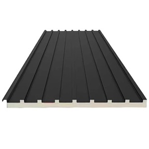 Pannello Sandwich per Tetti, Lastra Metallica Isolata, Ignifuga, Impermeabile, Isolamento Termico, Materiale Edile Industriale - Product Image 1