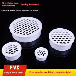 Pvc מוכנס הרצפה ניקוז 75 מרפסת ניקוז צינור 110 ביוב פלסטיק נגד חסימת מכסה לחץ גבוה מסנן - Product Image 2