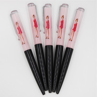 Stylo à huile 3D Copllent, publicité promotionnelle, fille sexy charmante qui enlève ses vêtements, logo personnalisé, stylo liquide, femme nue flottante