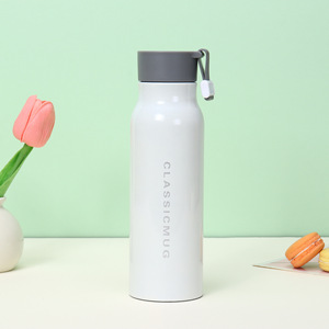 Modern Sports <b>Water</b> <b>Bottle</b> 304 Stainless Steel Insulated Vacuum Cup <b>Strap</b> Portable Hiking Camping Outdoor Large Capacity Vacuum - Product Image 6