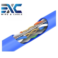 Kabel UTP CAT6 Cross Frame Foil Shielded 23AWG 305m Pull Box untuk Rumah Pintar Grosir Pabrik