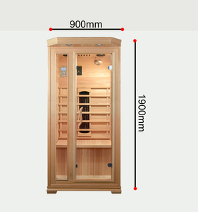 ساونا منزلية فاخرة Smartmak ساونا خشبية داخلية بالأشعة تحت الحمراء - Product Image 2