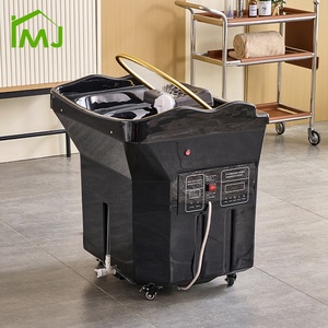 Accessori per il lavaggio dei capelli con serbatoio d'acqua Mobile Shampoo lavabo lavabo nero portatile lavabo per Shampoo - Product Image 2