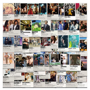 50 pièces <span class=keywords><strong>classique</strong></span> film d'horreur personnages Graffiti autocollants pour Halloween cadeau mur livre décor vinyle terreur Cool peur autocollant - Product Image 5