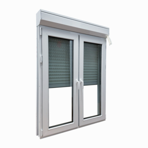 Cửa sổ <span class=keywords><strong>uPVC</strong></span> với cửa chớp lăn sản phẩm tùy chỉnh chống gió tốt cường độ cao thiết kế hiện đại niêm phong tốt - Product Image 3