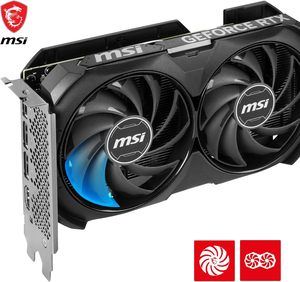 Pour carte graphique GeForce RTX 4060 Ti Ventus 2X Black 8 Go OC GPU 18 Gbps PCIe 4.0 Mémoire Ordinateur de bureau - Product Image 4