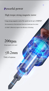 Jinkun 44 en 1, tournevis sans fil rechargeable de qualité professionnelle pour la réparation de téléphones et d'ordinateurs portables, avec batterie au lithium, perceuse - Product Image 4